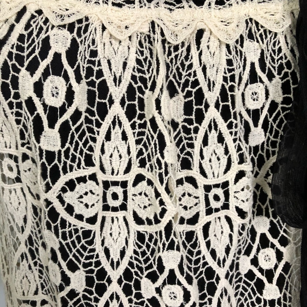 Karen Kane cotton & silk top, size Small - Picture 4 of 9